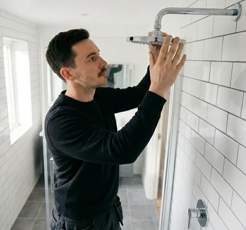 Shower installation in Wolverton